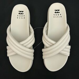 Billabong Cream Women’s Sandals (size 9)